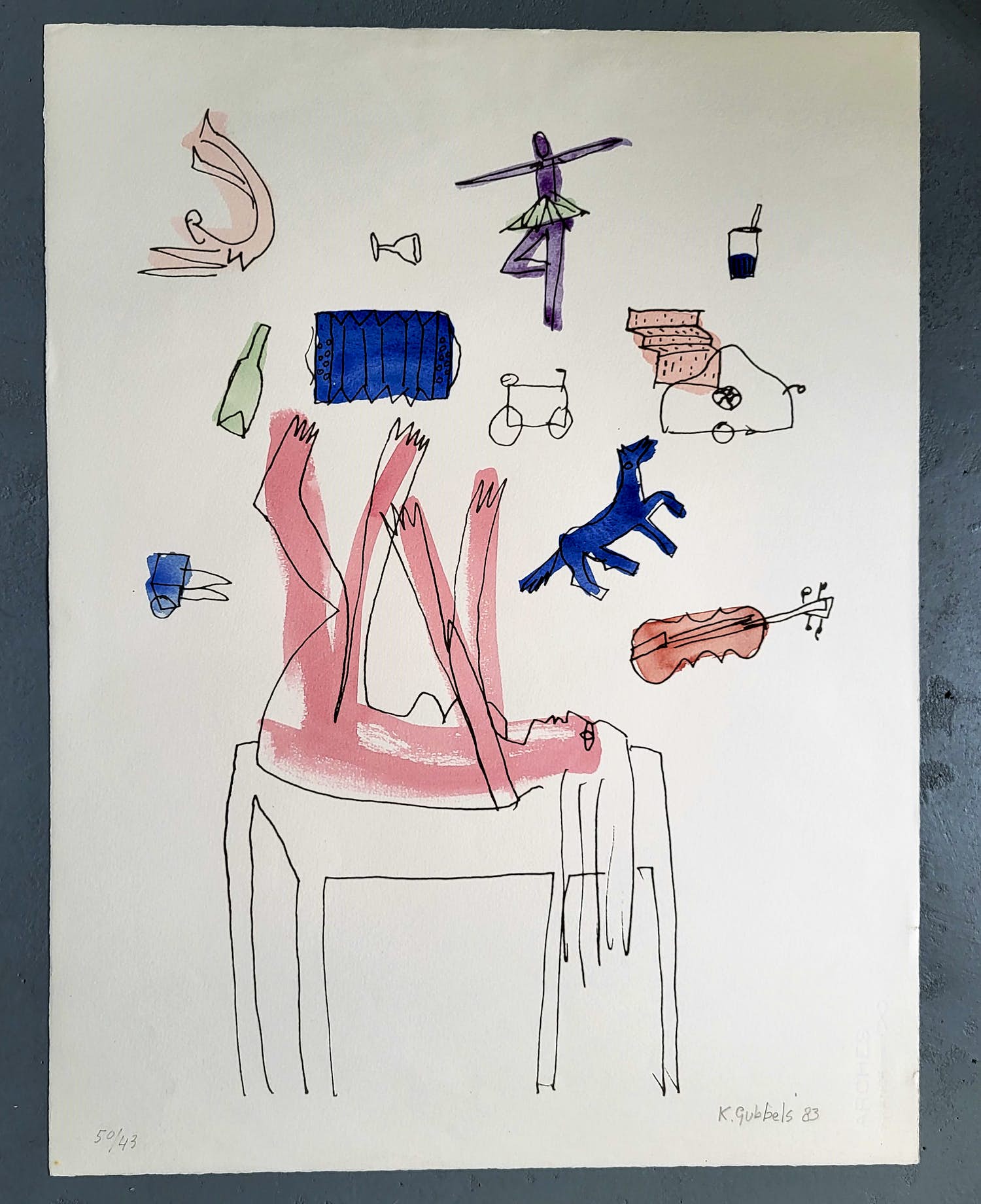 Klaas Gubbels - 'van alles op te zien' Lage startprijs! kopen? Bied vanaf 245!