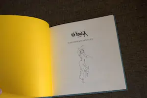 Rob Houdijk - boek: schetsboektekeningen - met gesigneerde pentekening kopen? Bied vanaf 15!