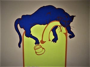 Saul Belem - Grote 1972 Popart zeefdruk - Tiger - eigen druk - gesigneerd kopen? Bied vanaf 30!