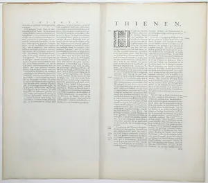 Joan Blaeu - Handgekleurde gravure, Thienen kopen? Bied vanaf 70!