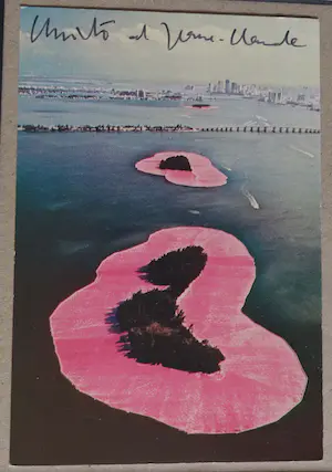 Christo - Project " Surrounded Islands " 1983 - inc. original stofmonster kopen? Bied vanaf 139!