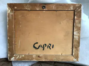 Jurrien Marinus Beek - Zeegezicht vanaf Capri kopen? Bied vanaf 50!