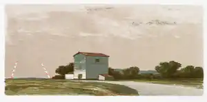 Mart Kempers - Litho, Haute Saone verkauft für € 35!