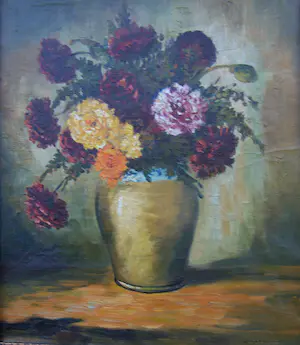 Willem Frederik Markestein - Stilleven met Dahlias kaufen? Bieten Sie von 50!