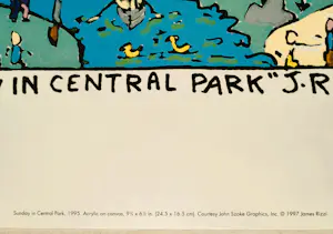 James Rizzi - Sunday in Central Park kopen? Bied vanaf 75!