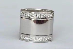 14 karaat Witgouden Hanger met 0.15 ct Diamanten kopen? Bied vanaf 180!