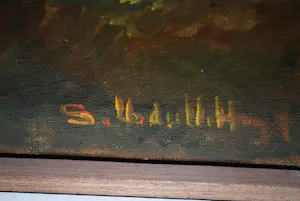 Soedjono Abdullah - Indonesië, een waterval - olieverfschilderij kopen? Bied vanaf 295!