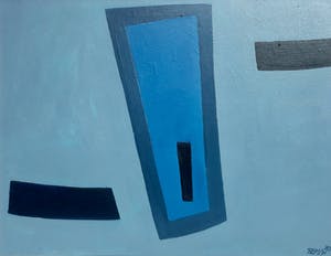 Phil Grisel - 71 XII, olieverf op schilderkarton (ingelijst) kopen? Bied vanaf 1!