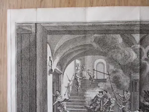 Simon Fokke - Willem de Eerste, Prins van Oranje, te Delft, doorschoten in ’t jaar 1584 kopen? Bied vanaf 35!