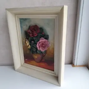 Gerdina Johanna Horvers - Reliëfschilderij met Bloemen kopen? Bied vanaf 35!
