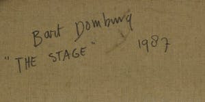 Bart Domburg - Acryl op doek, The Stage (Zeer groot) kopen? Bied vanaf 750!