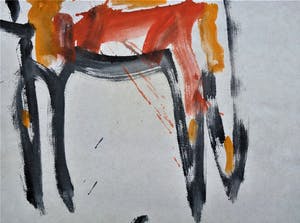 Anton Heyboer - Het dier Krachtige schildering . kopen? Bied vanaf 275!