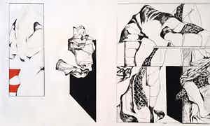 Gerti Bierenbroodspot - Labyrinth, ets verkocht voor € 40!