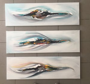 Gena Genadyj - Abstract Drie Luik kopen? Bied vanaf 240!