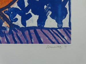 Corneille - ORANJE VOGEL / KLEURETS-AQUATINT / 51x58cm / SIG / 1987 kopen? Bied vanaf 247!