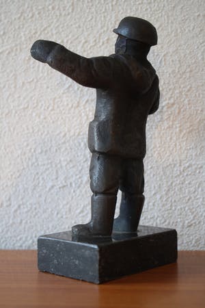 Marlies Noordkamp-Drummen - bronzen beeldje - de opzichter kopen? Bied vanaf 25!