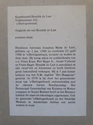 Hendrik de Laat - 2 X postume druk s'-Hertogenbosch kopen? Bied vanaf 50!