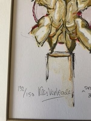 Kees Verkade - zeefdruk 'Dansers' kopen? Bied vanaf 85!