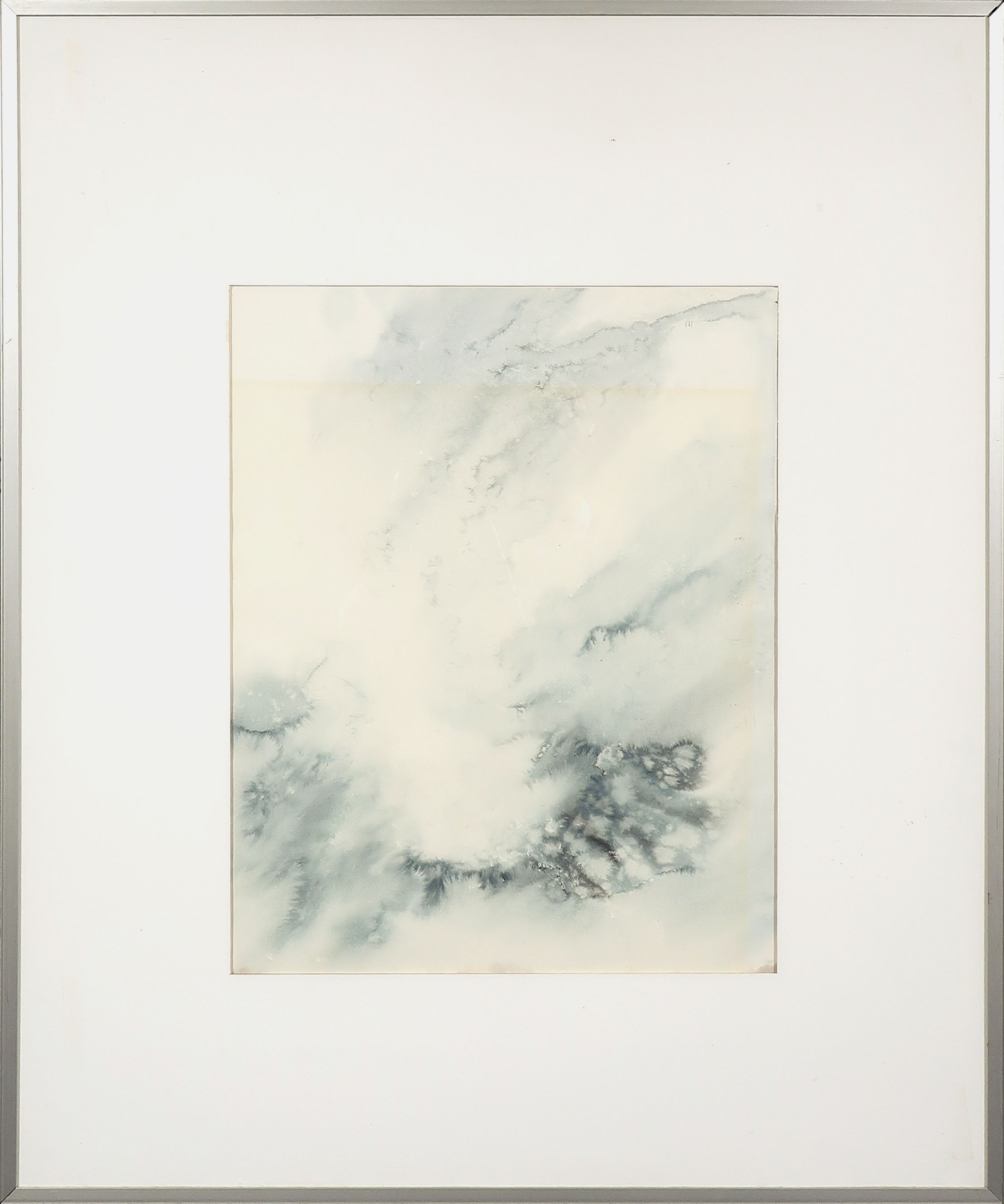 Niet of onleesbaar gesigneerd - Aquarel, Zonder titel - Ingelijst kopen? Bied vanaf 1!