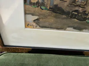 Adri Pieck - straatje in Amersfoort met zicht op de Onze Lieve Vrouwentoren kopen? Bied vanaf 150!