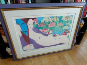 Walasse Ting - GEISHA / KLEURZEEFDRUK / 100x128cm / KADER / SIG 1985 kopen? Bied vanaf 345!