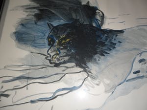 Kees van Bohemen - Zeefdruk, De panter - Ingelijst kopen? Bied vanaf 275!