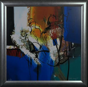 Peter Meijer - Zeefdruk op paneel, Zonder titel - Ingelijst kopen? Bied vanaf 60!