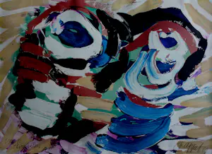 Karel Appel - Ingelijste zeefdruk - 1979(Nette lijst) kaufen? Bieten Sie von 895!