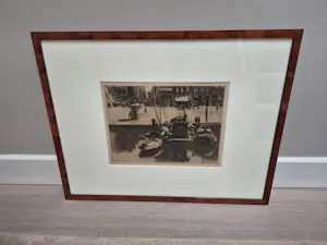 Willem Witsen - Ets - Damrak III - gesigneerd r.o. kopen? Bied vanaf 295!