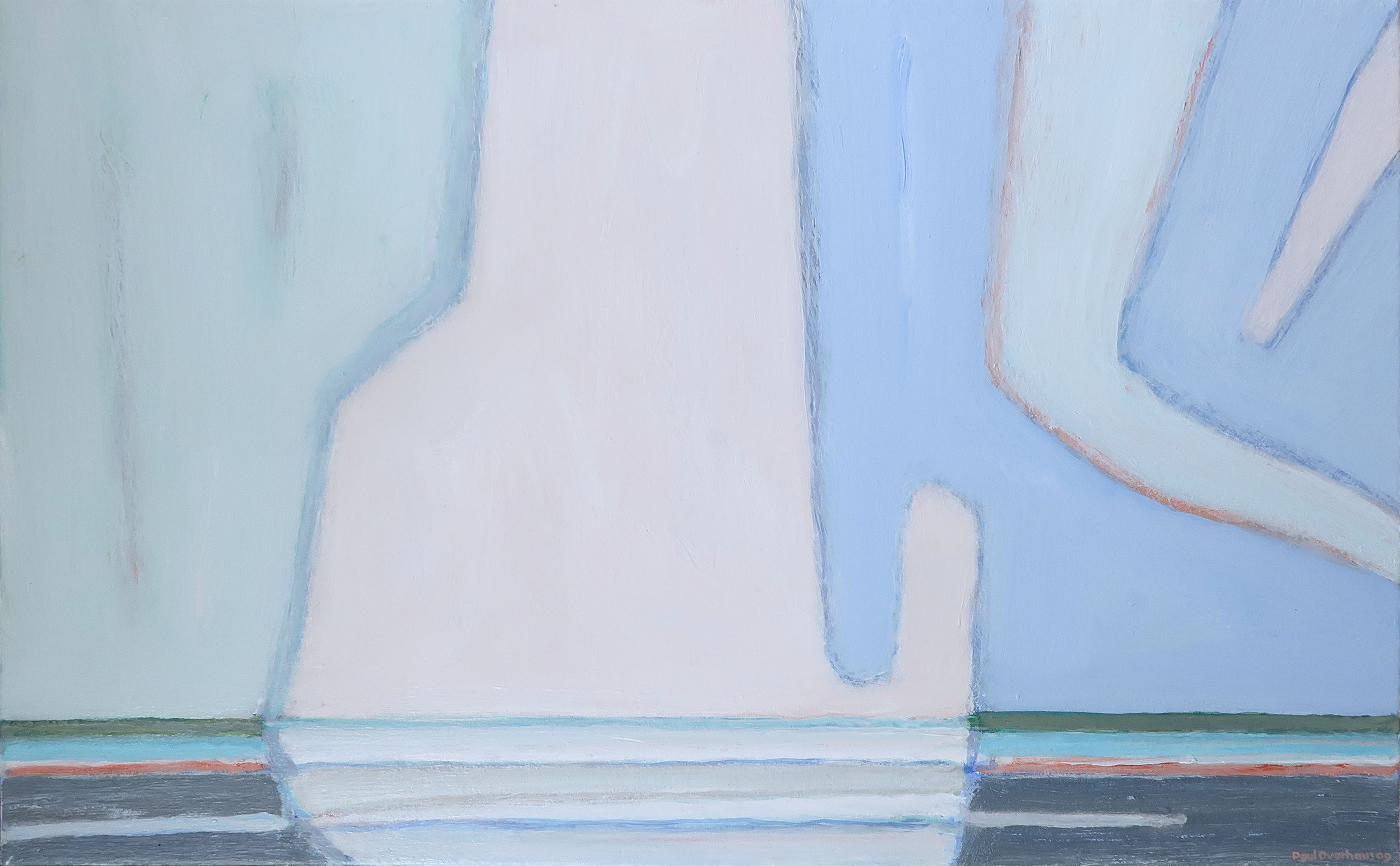 Paul Overhaus - Acryl op doek, Eindig oneindig 24 - Ingelijst kopen? Bied vanaf 90!