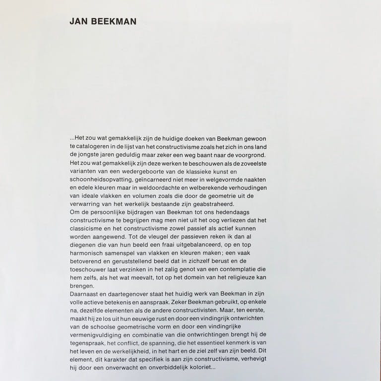 Jan Beekman - Jan Beekman - Gesigneerde zeefdruk - 1977  kopen? Bied vanaf 45!