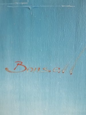 Niet of onleesbaar gesigneerd - New York Skyline (erg groot schilderij) kopen? Bied vanaf 1!