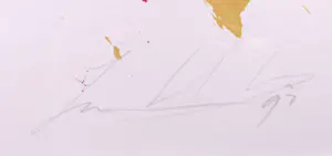 Jan van Lokhorst - Zeefdruk, Abstracte compositie - Ingelijst kopen? Bied vanaf 50!