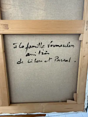 Pascal Magis - Prachtige lyrisch abstracte Magis, gemaakt penseel en mes kopen? Bied vanaf 3400!