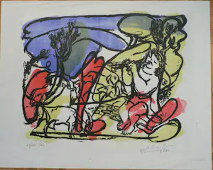 Wilhelm von Hillern-Flinsch - Wilhelm von Hillern-Flinsch - Pan - Farblithographie - 1966 - 2/80 kopen? Bied vanaf 150!