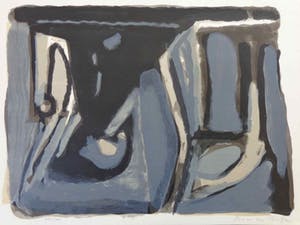 Bram van Velde - ABSTRACTIE / KLEURLITHO / 50x67cm / SIG kopen? Bied vanaf 280!