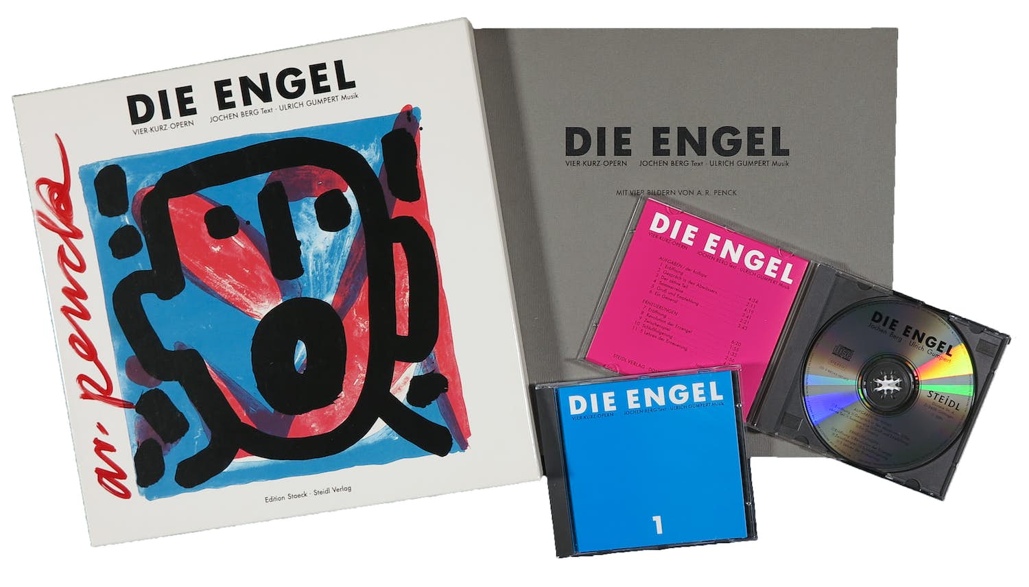 A.R. Penck - Jochen Berg en Ulrich Gumpert - Handgesigneerde uitgave van Die Engel kopen? Bied vanaf 1!