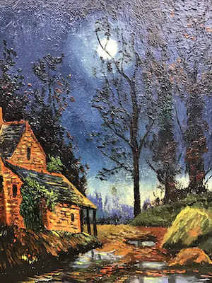 Niet of onleesbaar gesigneerd - Bij nacht. kopen? Bied vanaf 1!