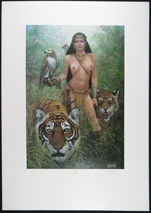 Hans Georg Kresse - Offset op papier, Labia kopen? Bied vanaf 60!