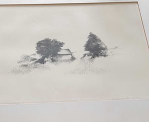 Metten Koornstra - landschap met boerderij kopen? Bied vanaf 20!