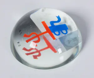 Klaas Gubbels - Glas (presse papier), Koffie pot tafel kopen? Bied vanaf 200!