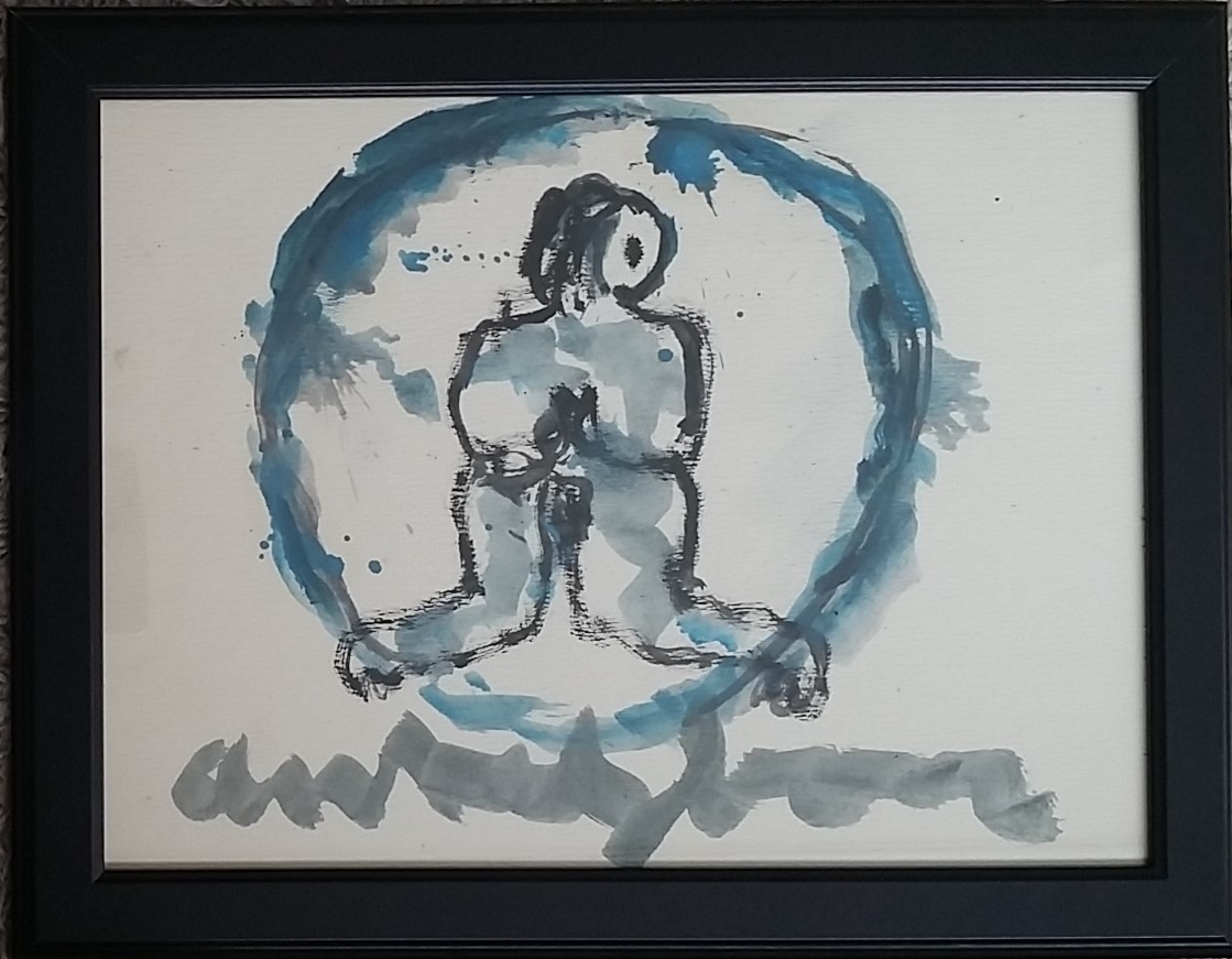 Anton Heyboer - aquarel op papier kopen? Bied vanaf 150!