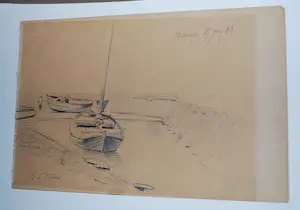 Karel Gomes - in een eclectisch kavel (ook Willem Klijn en G.L.Kiers) kopen? Bied vanaf 125!