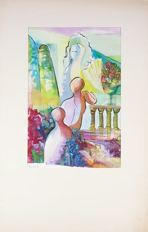 Joe Wols - Lot van drie gouache tekeningen op papier kopen? Bied vanaf 1!