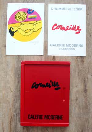 Corneille - Zeefdruk: Droombeelden - 1994 + voorblad portfolio + opberg box verkocht voor € 125!