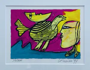 Corneille - Zonder titel - Ingelijst kopen? Bied vanaf 215!