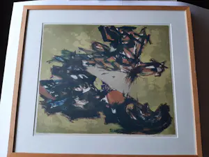 Daniel den Dikkenboer - Kleuren litho, Abstract werk, Stilleven. kopen? Bied vanaf 40!