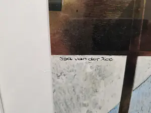 Isa van der Zee - Modern Kunstwerk achter glas kopen? Bied vanaf 50!