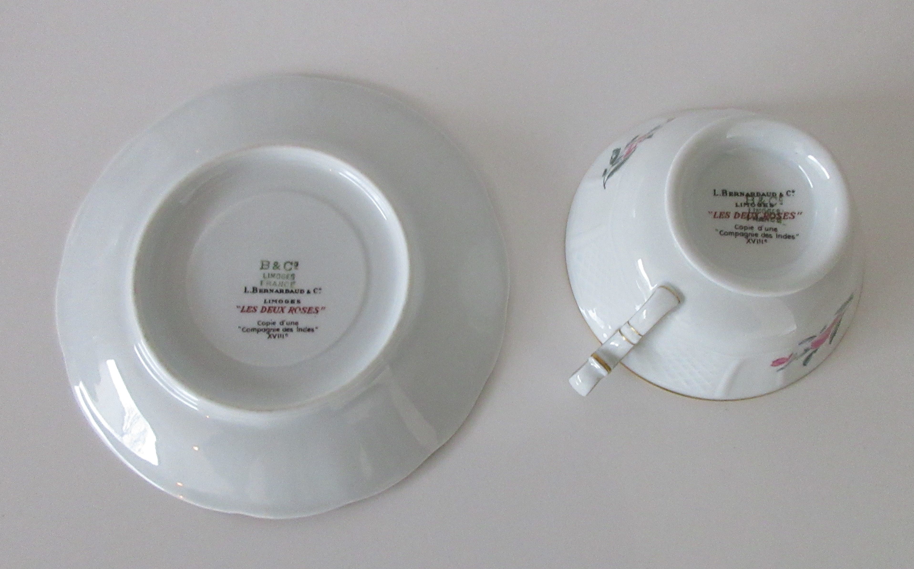 Royal Limoges - Bernadaud & Co Deux Roses/copie d'une Compagnie des Indes XVIII Siecle kopen? Bied vanaf 15!