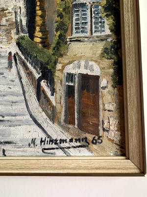 Niet of onleesbaar gesigneerd - Christoffel Columbus - geboortehuis Genua - M. Hinzmann kopen? Bied vanaf 1!